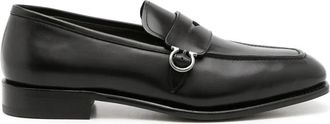 Ferragamo Leren Penny Loafers - Heren - Loafers - Zwart - 43 EU - Leer - Schoenen