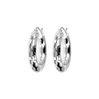 Autentica 1 Diamond Cut Disco Earrings