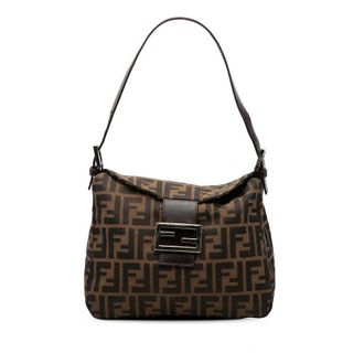 Fendi Pre-owned Fendi Zucca Canvas Double Flap Shoulder Bag Ladies 6QMJUO37HBXYE4B4