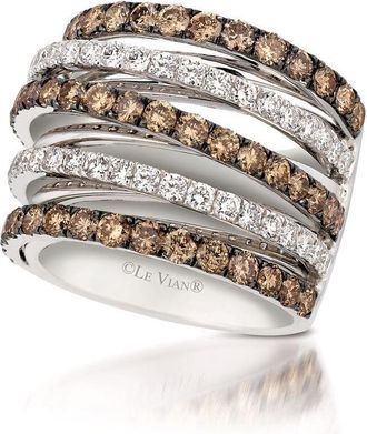 Le Vian Ladies Euphoria Chocolate Rings set in 14K Vanilla Gold