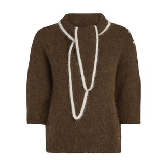 Beaumont Amsterdam Barb Pullover - Dames - Truien - Bruin - Maat: L Acryl