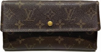 Louis Vuitton Monogram Brown Monogram Monogram Long Wallet (Bi-Fold) (Pre-Owned)