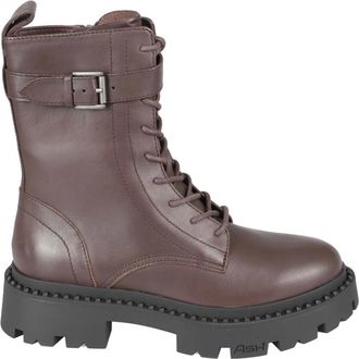 Ash Lace-up Boots - Dames - Veterlaarzen - Bruin - 40 EU - Leer - Schoenen