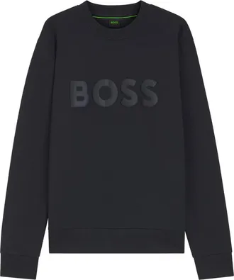 HUGO BOSS Logo-print Crew-neck Sweatshirt