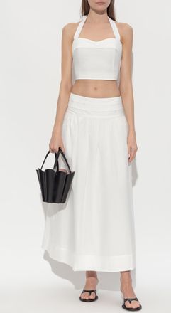 Possé Top Rue, Womens, White