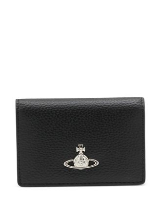 Vivienne Westwood Orb-plaque wallet - unisex - Calf Leather - One Size - Black
