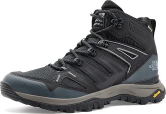 The North Face Hedgehog Mid GORE-TEX(r) Womens Shoes TNF Black/Asphalt Grey : 6.5 B - Medium, Leather/Synthetic