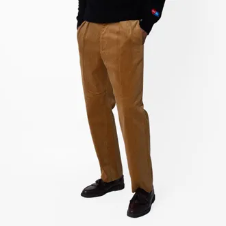 Bally Corduroy Cotton Tailored Pants, Brand Size 50 ( Waist Size 34 )
