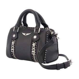 Zadig&Voltaire Womens Top Handle Bag Black Cowhide