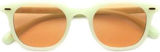 Gast Riva zonnebril met vierkant montuur - Beige