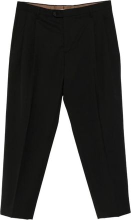 BRIGLIA 1949 Arnos Broeken - Heren - Chinos - Zwart - XS - Leer - Broeken
