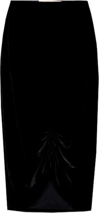 Valentino Midi Skirts, female, Black, Size: XS 0NO Nero Skirt