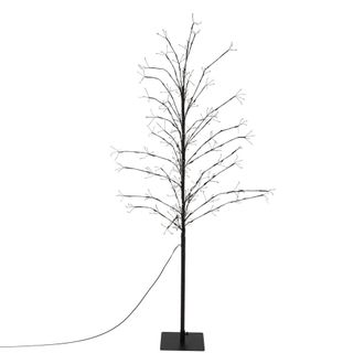 ECD Germany &Aacute;rbol de navidad artificial 150cm con 360 luces LED blanco c&aacute;lido
