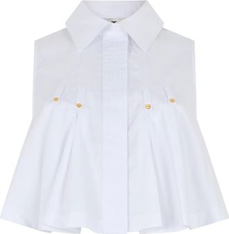 Elisabetta Franchi Mujer, Blusas y Camisas, Blanco, Talla: M