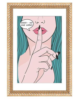 iCanvas She Says By Emanuela Carratoni Wall Art