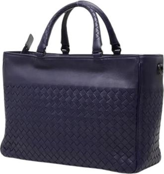 Bottega Veneta Pre-owned Vintage Shoulder Bag - Dames - Vintage Handtas - Blauw - ONE Size - Vintage