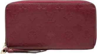 Louis Vuitton Pre-owned Wallets, female, Red, Size: ONE SIZE Pre-owned Long Wallet