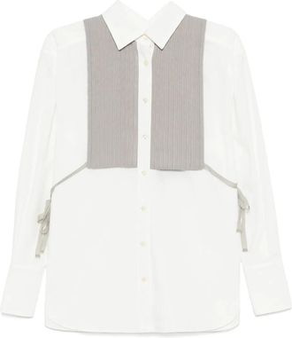 Kolor Camicia plissettata - Bianco