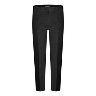 Cambio Broeken, Dames, Zwart, S, Katoen, Krystal Cropped Broeken