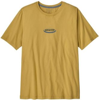 Patagonia 95 Oval Logo T-Shirt T-Shirt f&uuml;r Herren | beige