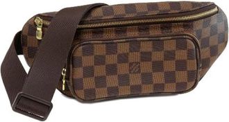 Louis Vuitton Tweedehands Canvas Louis Vuitton tassen - Dames - Vintage Heuptassen - Bruin - ONE Size - Vintage