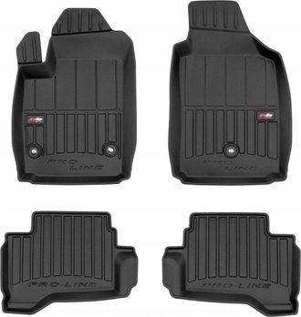 OEM Alfombrillas Y Limpiaparabrisas De Goma Para Fiat 500 1 El&eacute;ctrico 2015-2020, Canales 3d