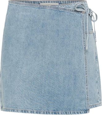 Kaffe KAjordi Denim Skort - Shorts - Mujer - Azul - 3XL