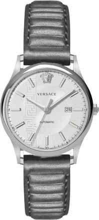 Versace Heren, Accessoires, Grijs, Maat: ONE Size Leer