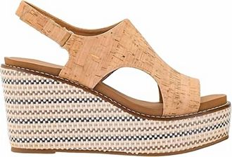 Corkys Footwear Womens Freddie Wedge Sandals In Cork