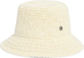 Steve Madden Open Breeze Straw Bucket Hat in White at Nordstrom Rack
