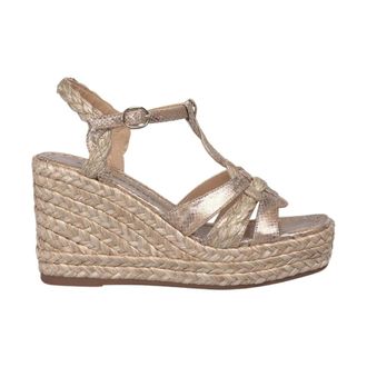 Alma En Pena Interlocking Body Platform Sandal - female - ALMA EN PENA - Wedges - Brown - 9 UK - Shoes