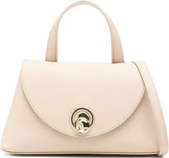 Coccinelle small Nika leather tote bag - women - Calf Leather - One Size - Neutrals