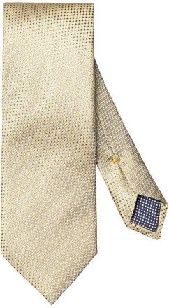 Eton Micro Silk Tie in Light Yellow at Nordstrom
