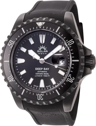 Solar Aqua Mens Deep Bay 45mm Watch