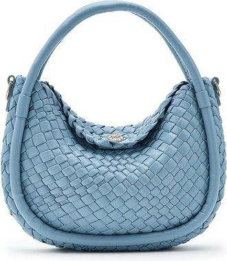 Dune London Dinideliberate Cross Body Womens Handbags Pale Blue, Leather