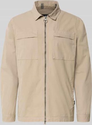 Barbour Regular Fit Hemdjacke aus reiner Baumwolle Modell GLENDALE in Beige, Gr&ouml;&szlig;e XXL
