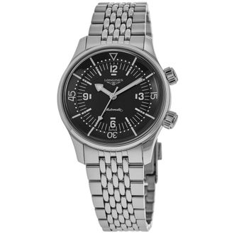 Longines Legend Diver Automatic Black Dial Steel Mens Watch L3.764.4.50.7