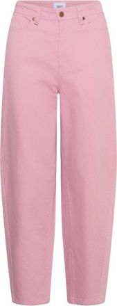 Saint Tropez Broek - Dames - Loose Fit Jeans - Roze - S - Jeans