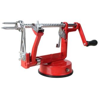 OEM Pelador De Manzanas + 3 Cuchillas Adicionales - Corta, Descorazona Y Pela Frutas Y Verduras - Base Antideslizante De Acero Inoxidable - Pr&aacute;ctico Y R&aacute;p