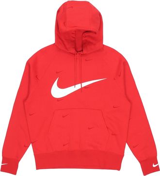 Nike Athleisure Casual Sports hooded Fleece Lined Red DA0111-657