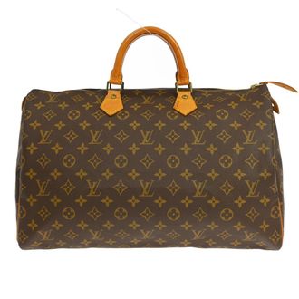 Louis Vuitton Speedy Monogram Canvas Brown Canvas Handbag (Pre-Owned)