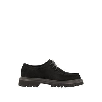 Dolce & Gabbana Split Calfskin Derby - Heren - Veterschoenen - Zwart - 40 EU - Katoen - Schoenen