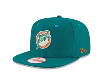 New Era Miami Dolphins NFL Essential Turquoise 9Fifty Original Fit Adjustable Snapback Cap