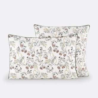 La Redoute Interieurs Kussensloop in perkalkatoen, Rosalina