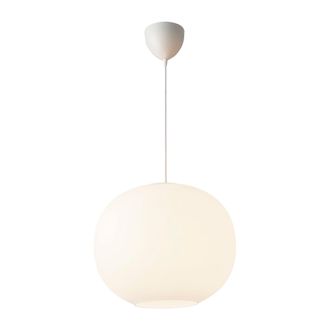 Nordlux Premium Indoor Pendant Light White Glass E27 Hand Blown Glass - Mains Powered, IP20