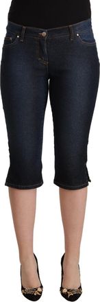 Gianfranco Ferre Cotton Stretch Low Waist Slim Capri Womens Jeans