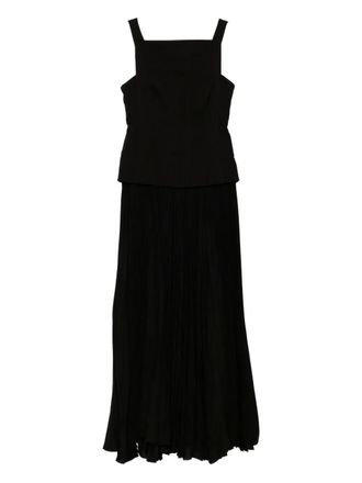 Acler Hollinshill dress - women - Recycled Polyester/Recycled Polyester - 14 - Black