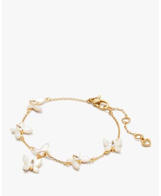 Kate Spade New York Womens Social Butterfly Bracelet - Multicolour - One Size