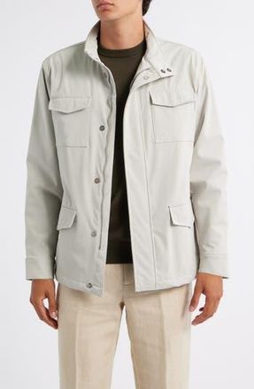 Aur&eacute;lien Waterproof Field Jacket in Ecru at Nordstrom Rack, Size X-Large