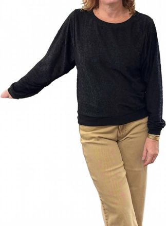 Dylan Womens Mesh Flower Covet Top In Black